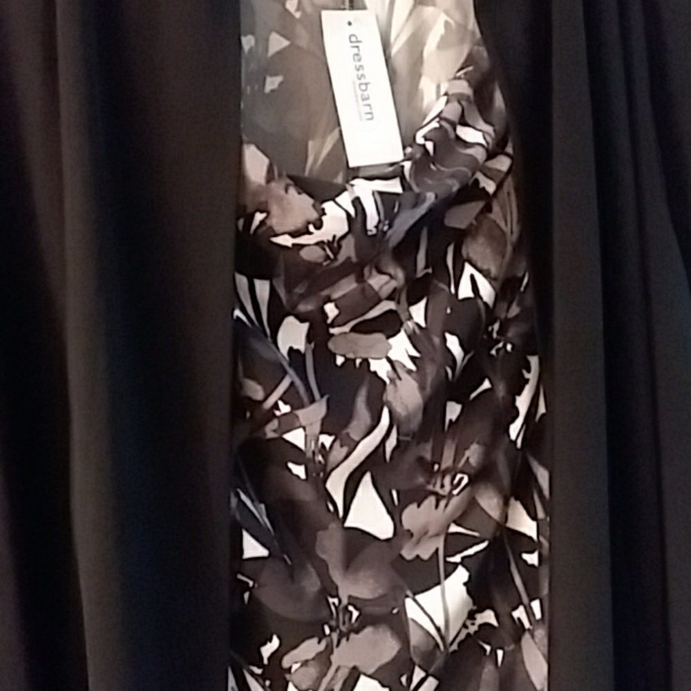 Dress with sewn in jacket